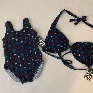 City streets mom and me matching swim suits 12m-L